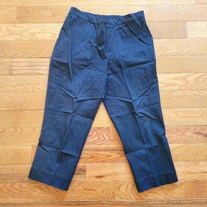 Isaac Mizrahi Live Black Cropped Pants Size 12
